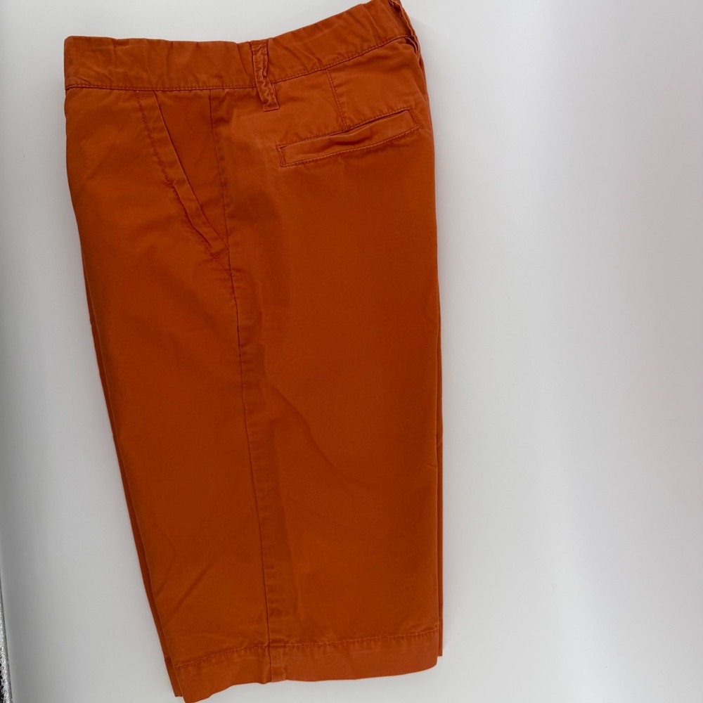 Tucker + Tate Boys Burnt Orange Chino Shorts Size 14 Adjustable Waist Cotton